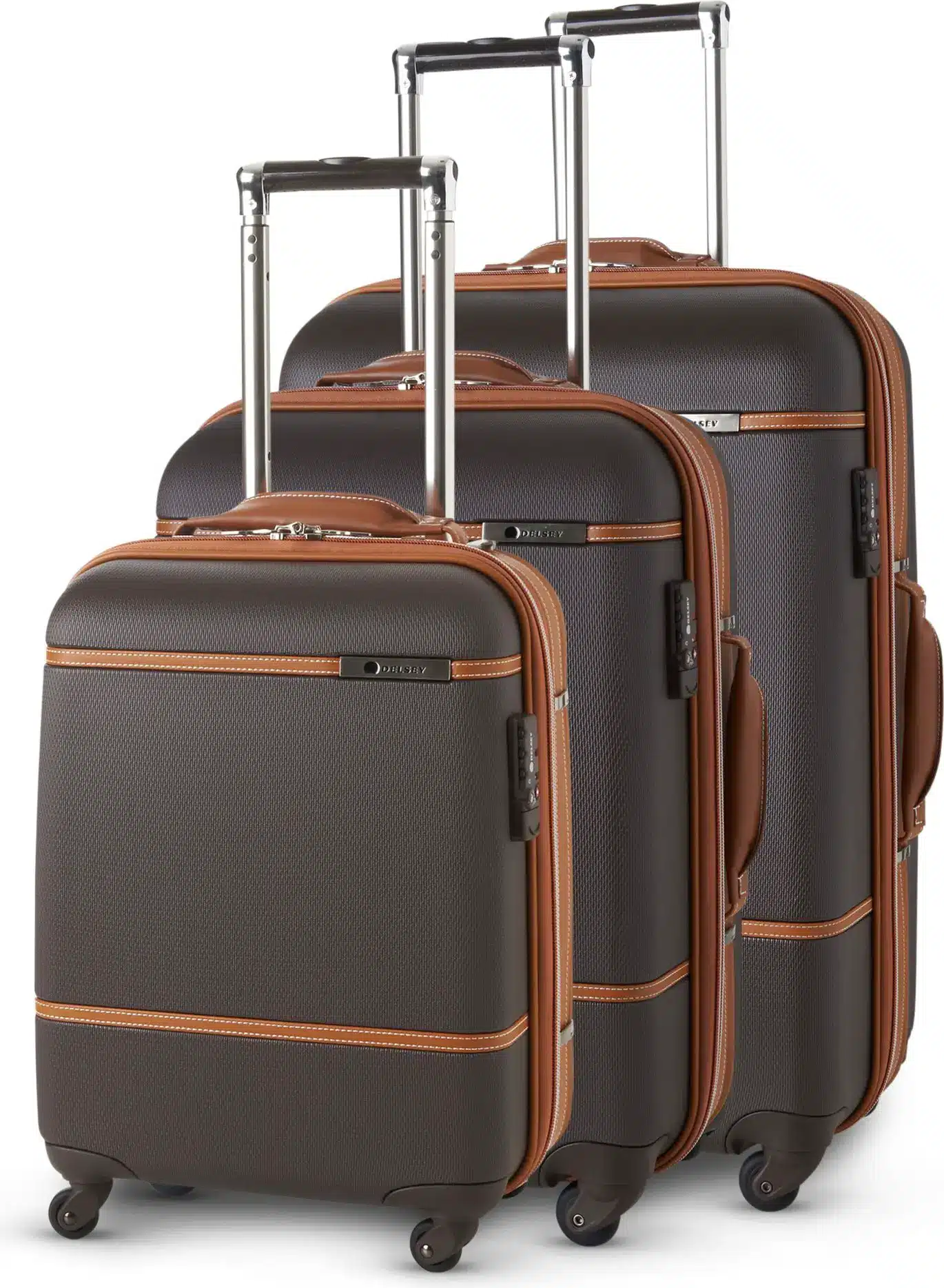 Delsey Brown Luggage – Rich Leather or Drab and Dated?