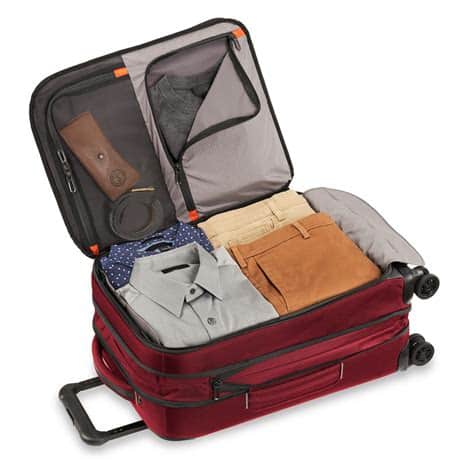 Briggs & Riley ZDX 22" Domestic Carry On Expandable Spinner- Brick ...