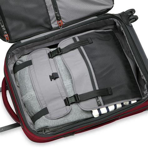 Briggs & Riley ZDX 22" Domestic Carry On Expandable Spinner- Brick ...