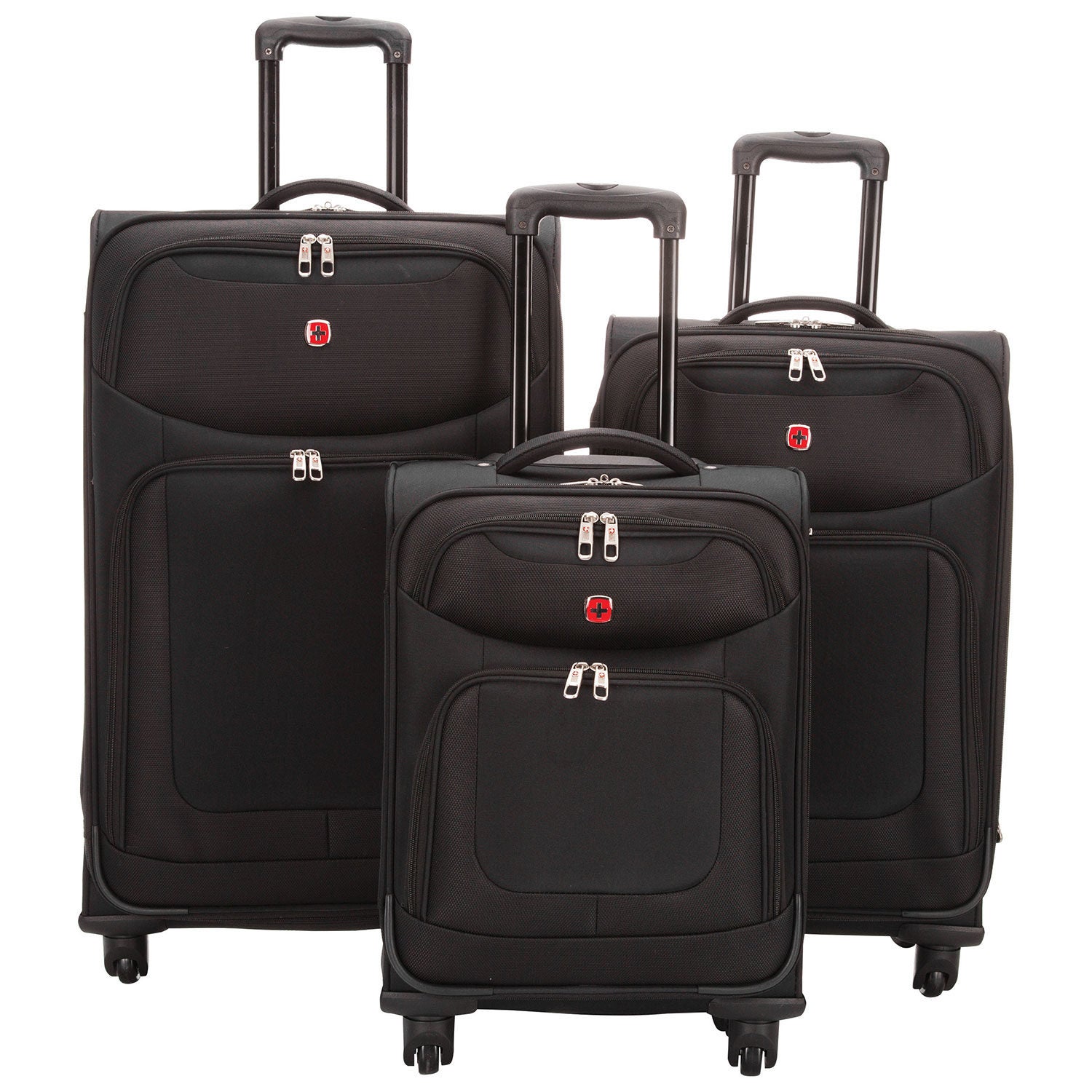 [Best Buy] Swiss Gear 3 Piece 4-wheeled Luggage Set 72% off down to ...