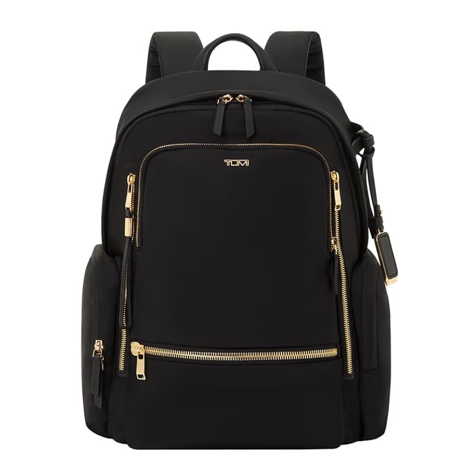 Tumi Voyageur Celina Backpack black/gold | Travelbags.nl