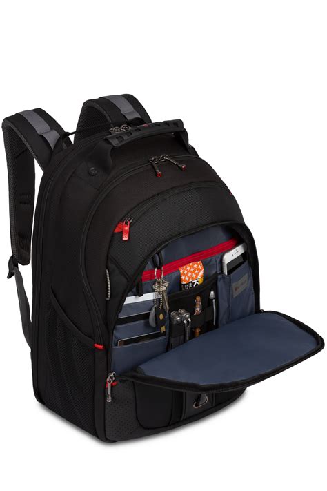 Wenger Legacy 16 inch Laptop Backpack - Black/Gray