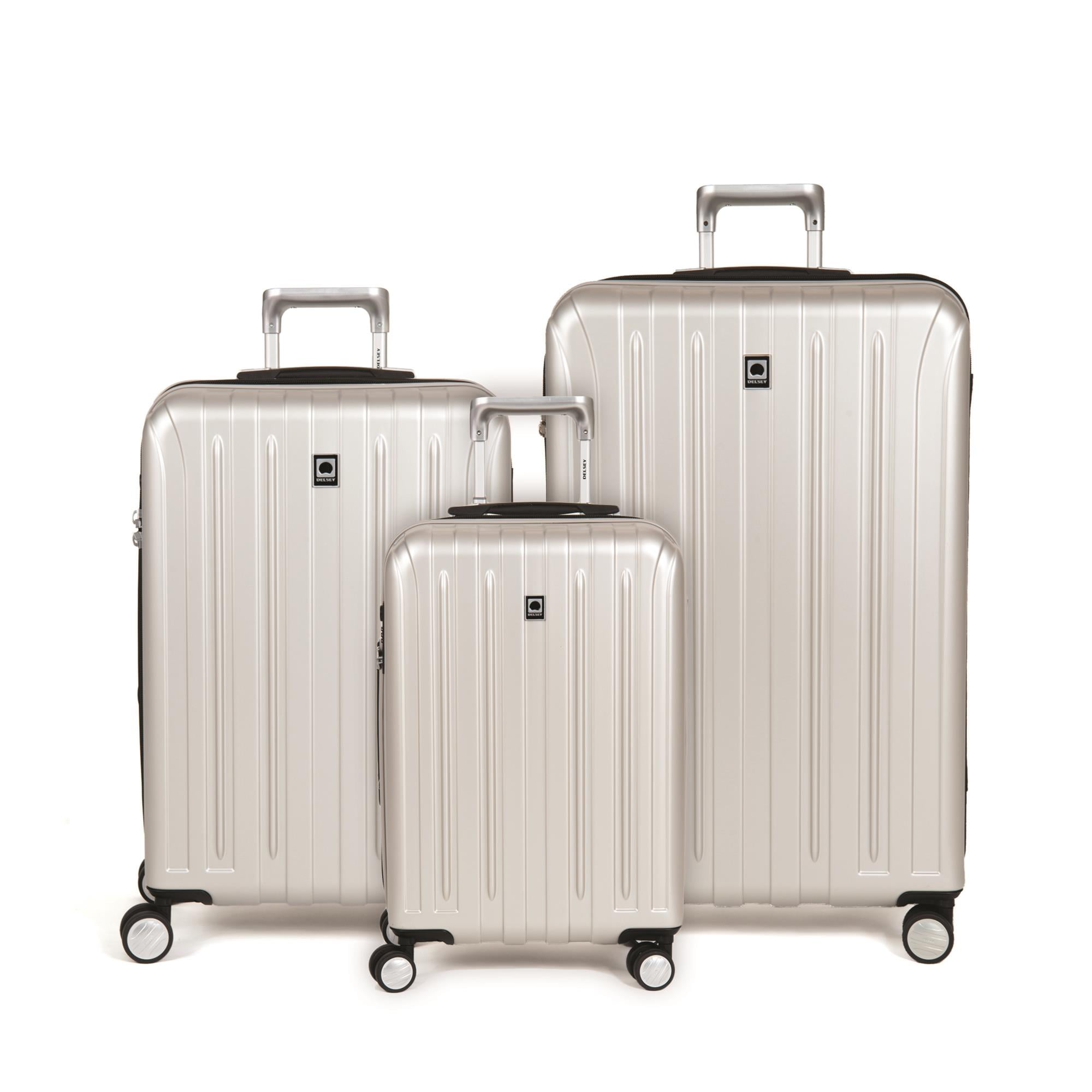 Delsey Paris Titanium 3-Piece Hardside Luggage Set (21" Carry-On, 25 ...