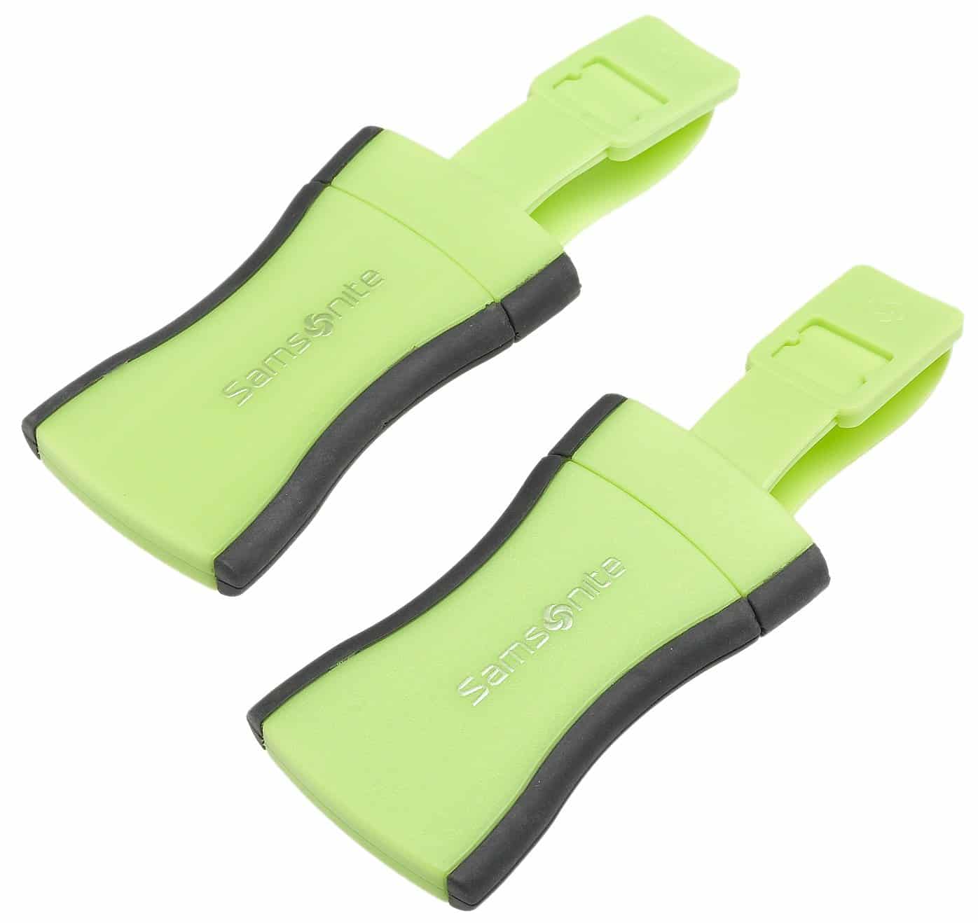 Samsonite Security ID Luggage Tags, Set of 2, Green- Buy Online in ...