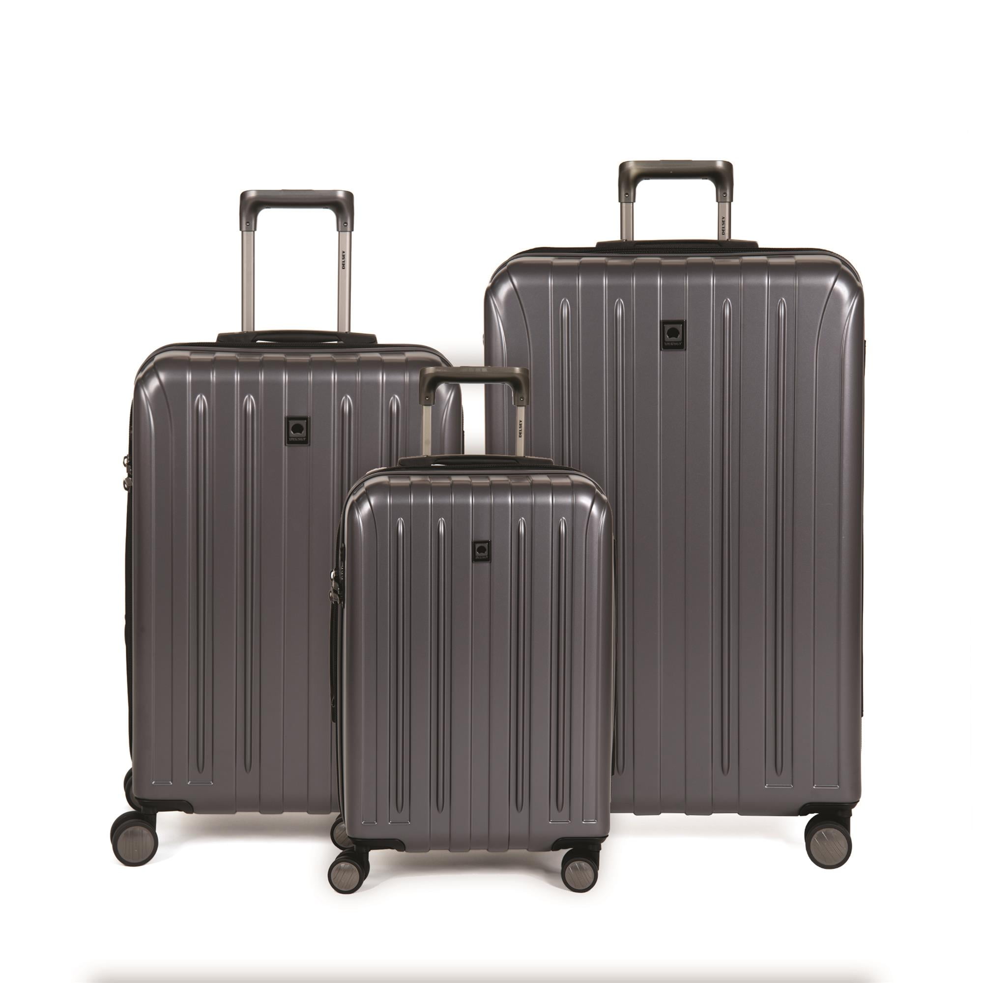 DELSEY - Delsey Paris Titanium 3-Piece Hardside Luggage Set (21" Carry ...