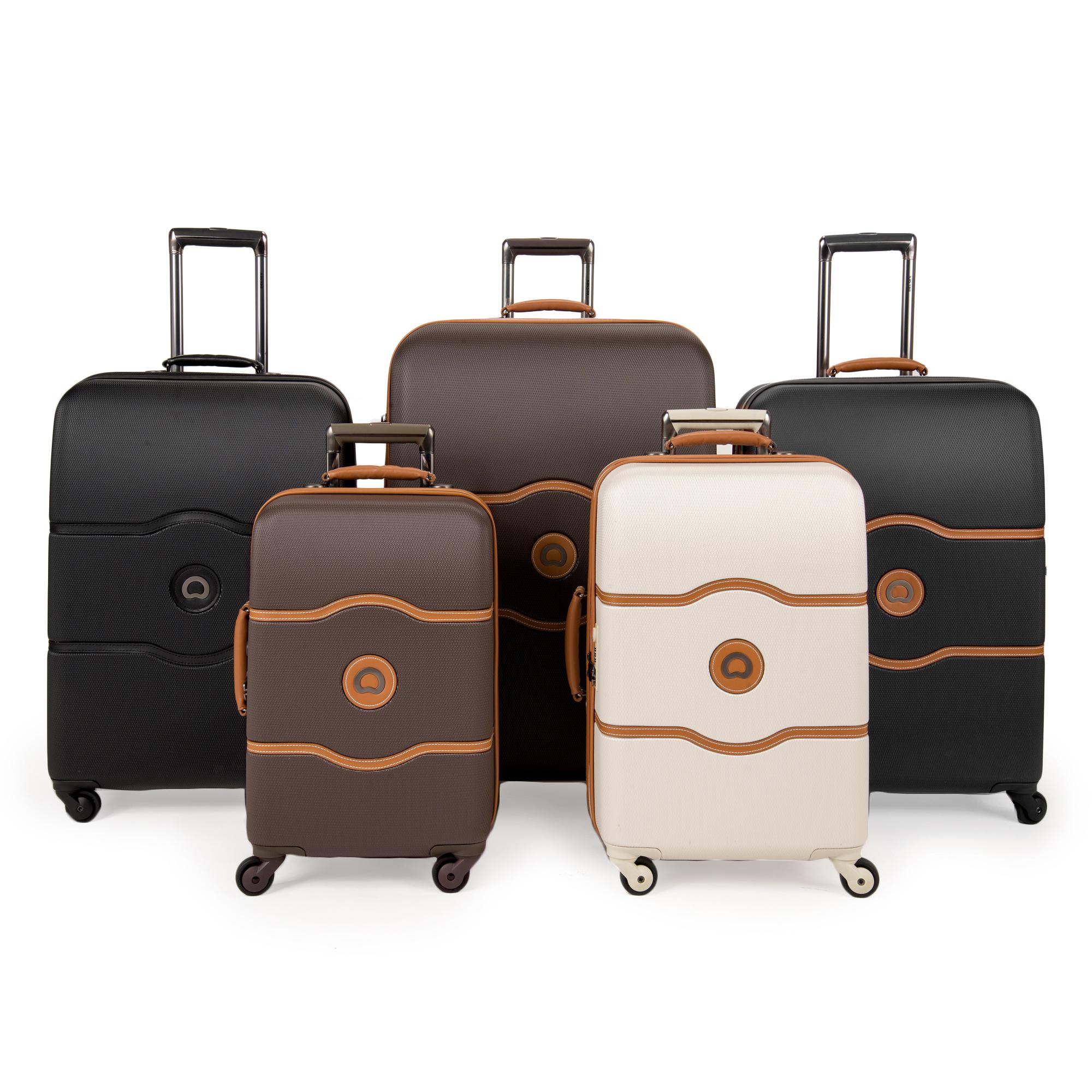 Amazon.com | Delsey Luggage Chatelet 28 Inch Spinner Trolley, Brown ...