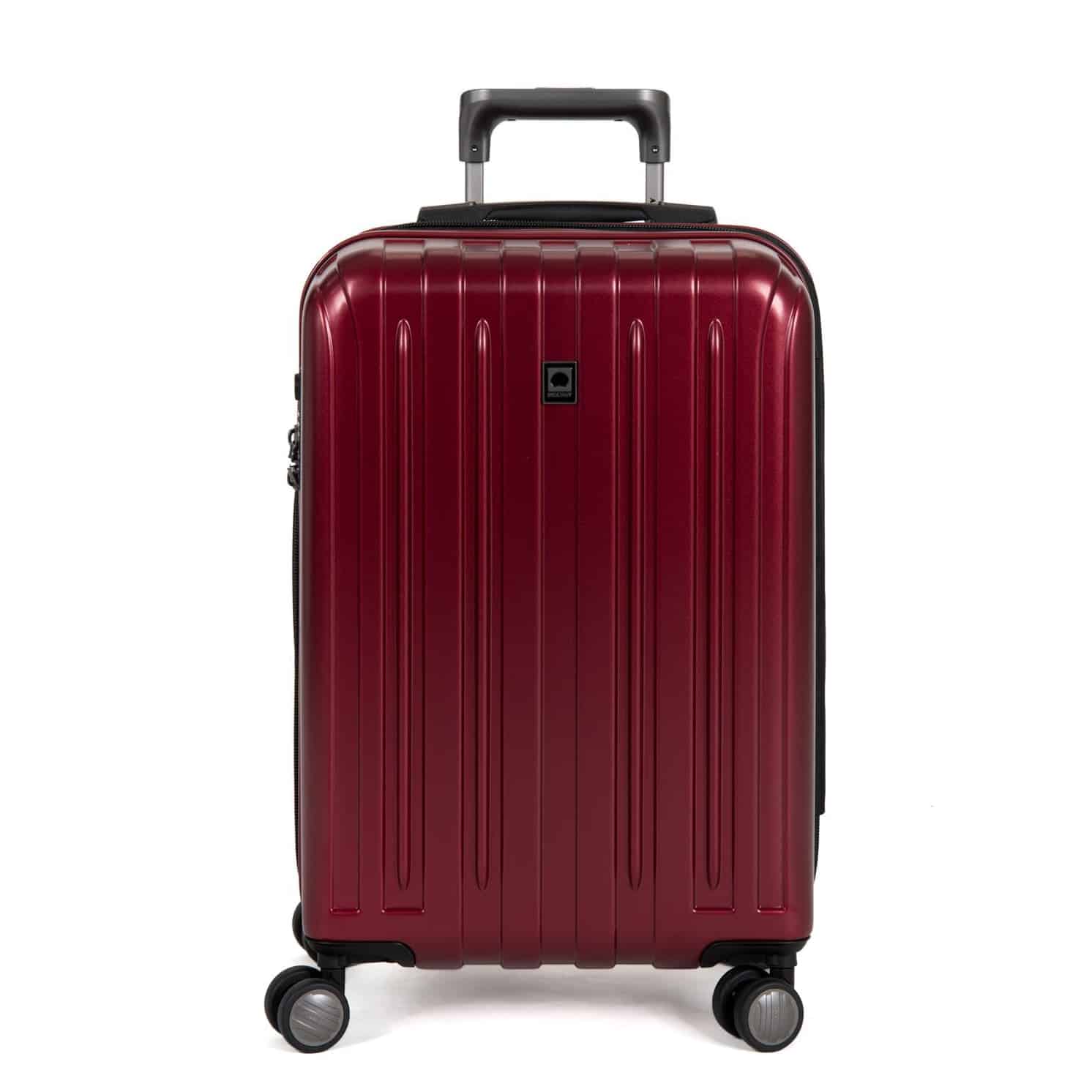 DELSEY - DELSEY Paris Titanium Expandable Carry On Spinner Rolling ...