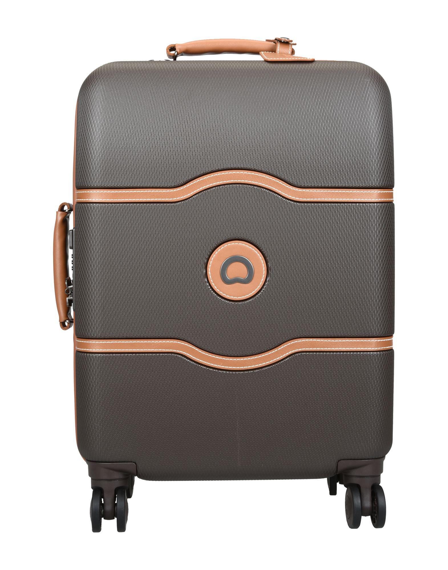 Delsey Wheeled luggage in Dark Brown (Brown) - Lyst