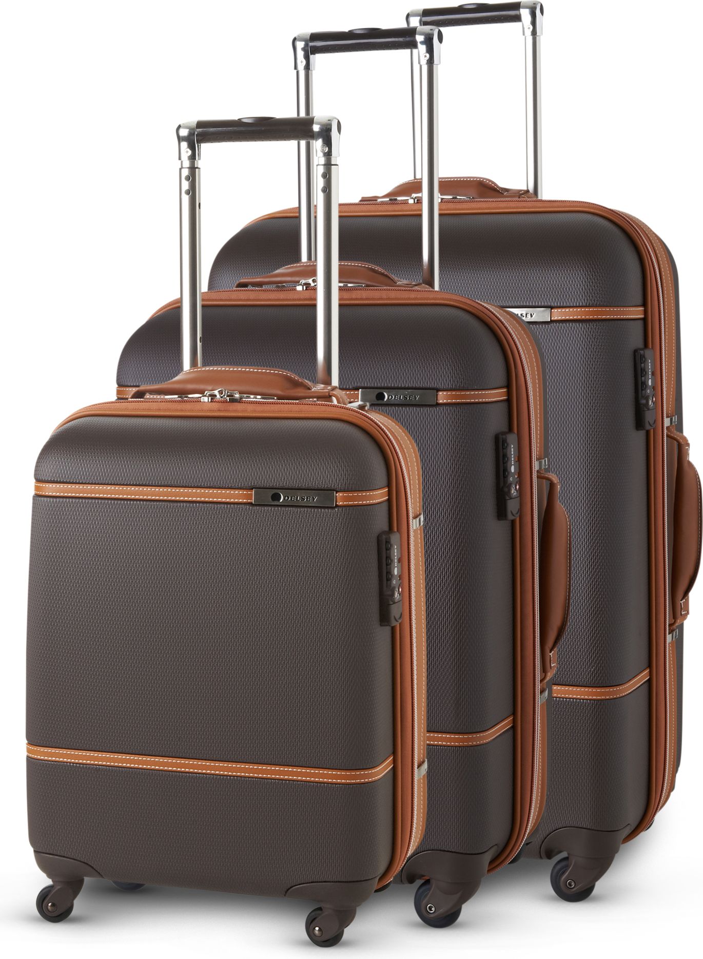 Delsey All Around Fourwheel Suitcase 55cm in Brown | Lyst